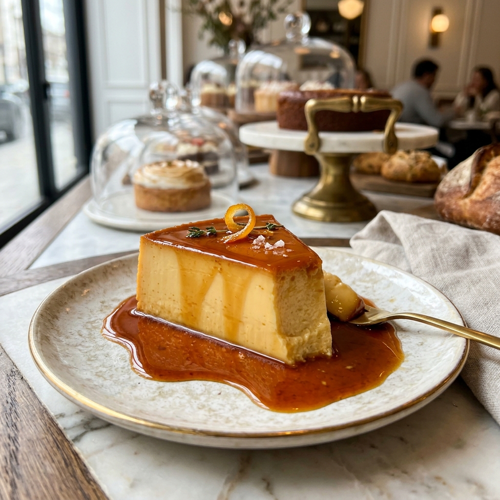 Flan de Leche Dorado